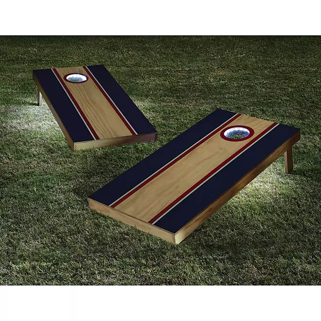 cornhole boards with LED lights