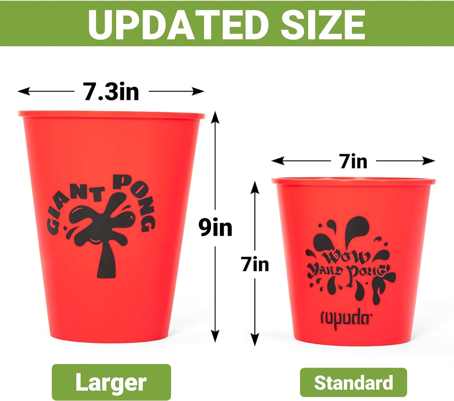 yard pong bucket dimensions