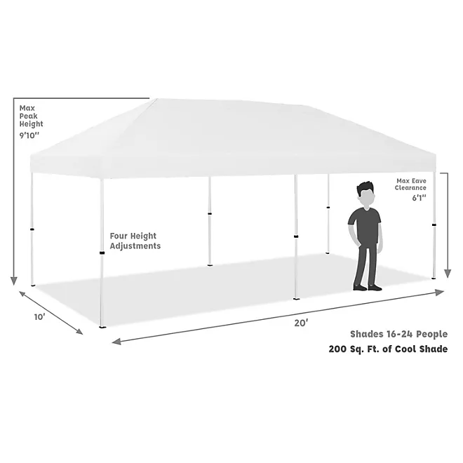 24 max tent Rent 10' x 20' Canopy Tent – Ashland Tables and Chairs