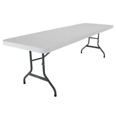 white 8 foot table 