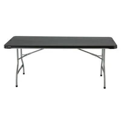 Black 6 foot banquet table