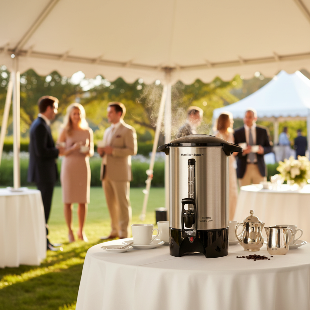 Coffee Urn at Outdoor Event