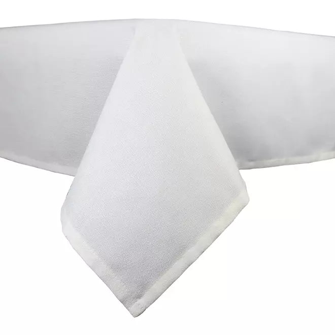 white table cloth